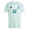 Officiële Voetbalshirt Mexico Hirving Lozano 22 Uit 2024 - Heren